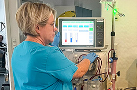 Betreueung während der Dialyse